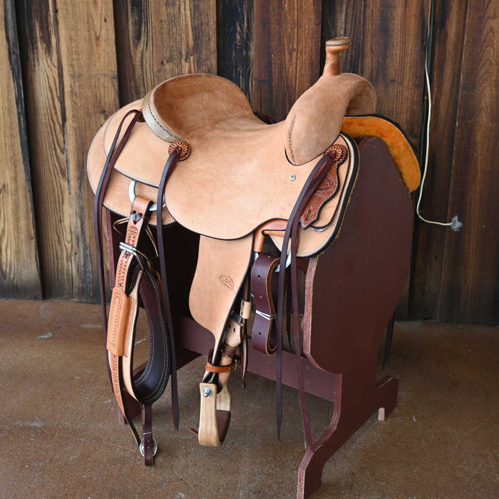15.5" TESKEY'S PRO CUTTER RANCH CUTTER SADDLE