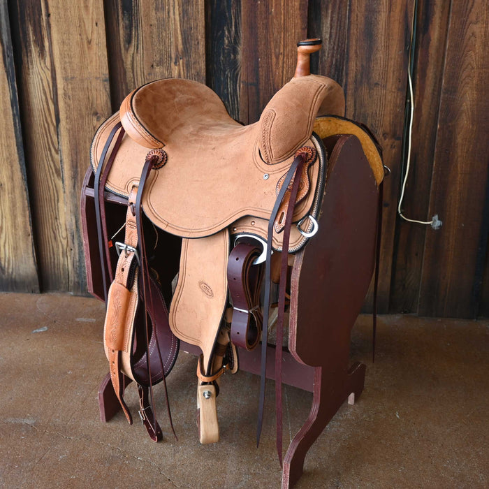 14.5" TESKEY'S PRO CUTTER RANCH CUTTER SADDLE