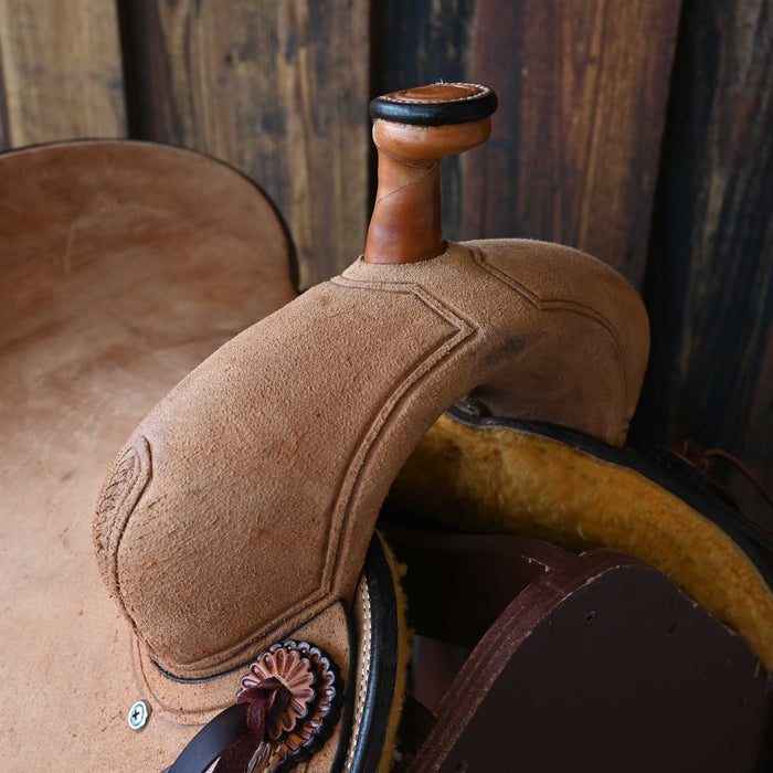 14.5" TESKEY'S PRO CUTTER RANCH CUTTER SADDLE