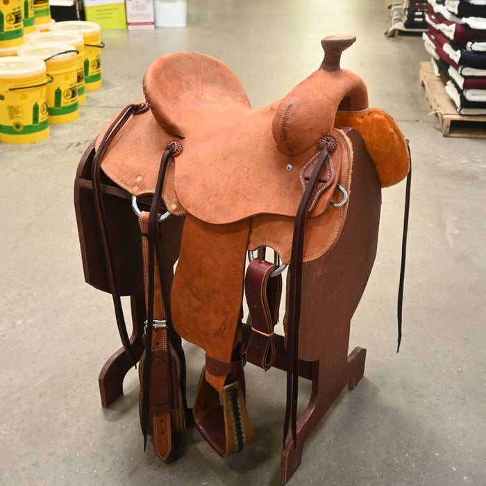 14" TESKEY'S STRIP DOWN RANCH SADDLE Saddles - New Teskey's Saddlery