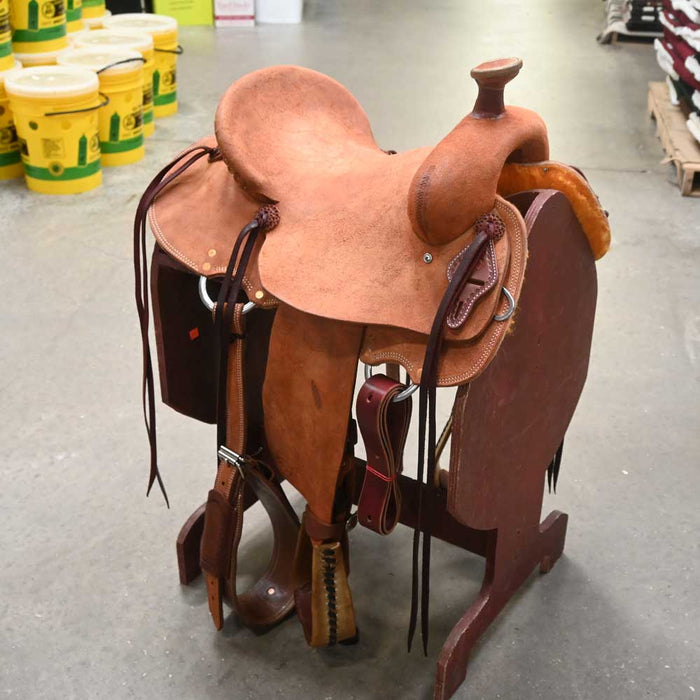 14.5" TESKEY'S STRIP DOWN RANCH SADDLE Saddles - New Teskey's Saddlery