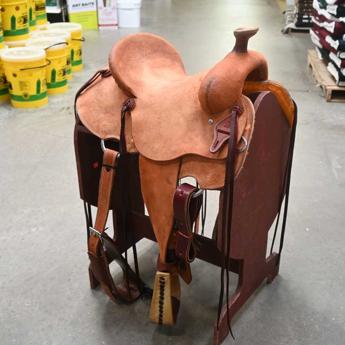 14" TESKEY'S STRIP DOWN RANCH SADDLE Saddles - New Teskey's Saddlery