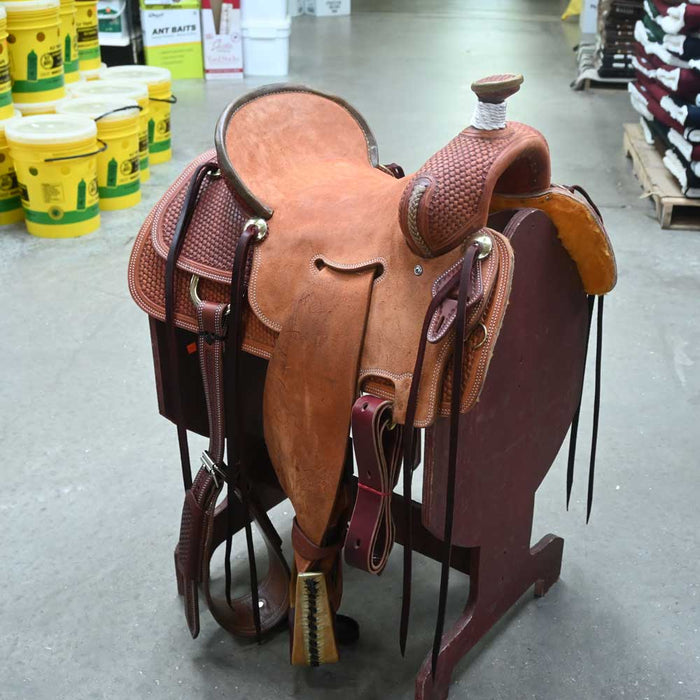 15" TESKEY'S RANCH ASSOCIATION SADDLE Saddles - New Teskey's Saddlery