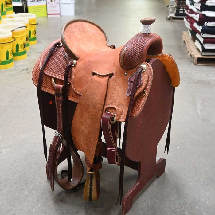 15" TESKEY'S RANCH ASSOCIATION SADDLE Saddles - New Teskey's Saddlery
