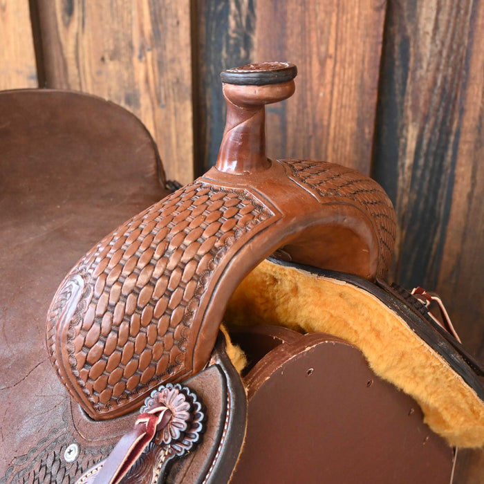 16.5" TESKEY'S PRO CUTTER RANCH CUTTER SADDLE