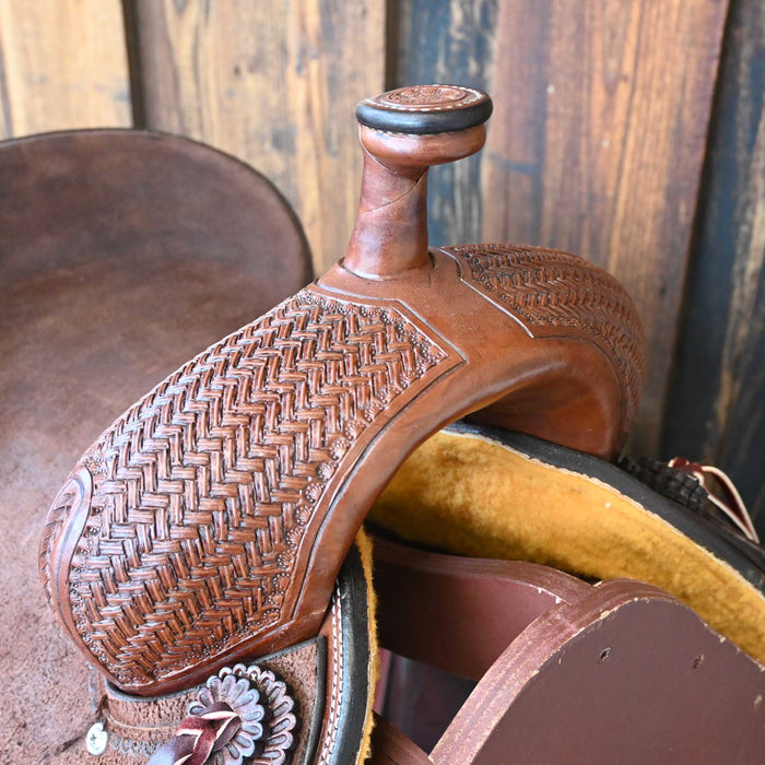 13.5" TESKEY'S PRO CUTTER RANCH CUTTER SADDLE