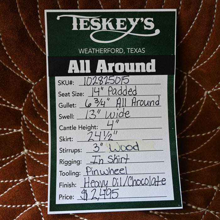 14" TESKEY'S ALL AROUND SADDLE