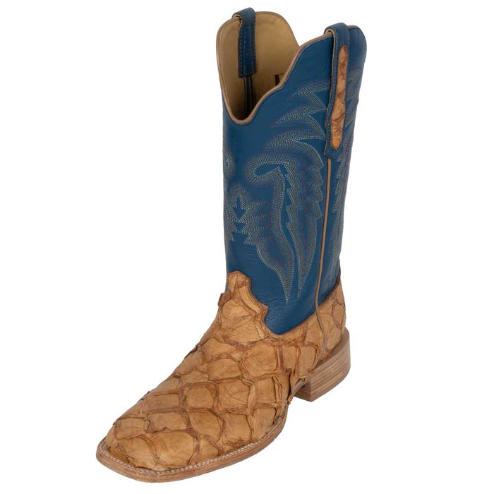 R. Watson Men's Saddle Matte Pirarucu Boot MEN - Footwear - Exotic Western Boots R Watson