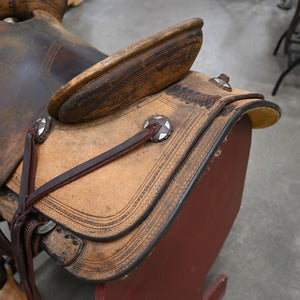 15" USED TESKEY'S RANCH SADDLE