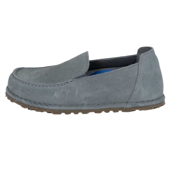 Birkenstock Utti Suede Leather Moccasin - Basalt Gray WOMEN - Footwear - Casuals Birkenstock