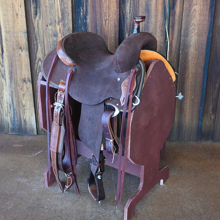 14" TESKEY'S PRO CUTTER RANCH CUTTER SADDLE