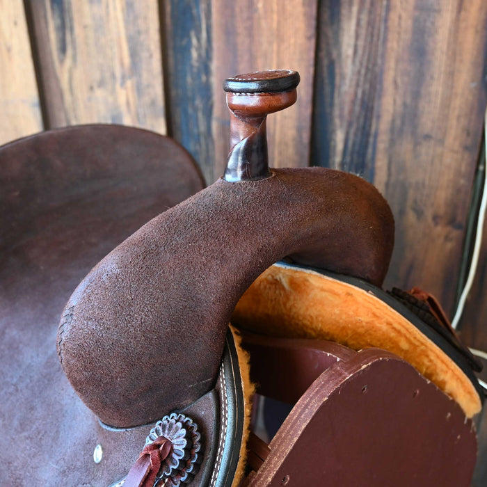 14" TESKEY'S PRO CUTTER RANCH CUTTER SADDLE