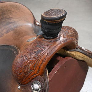 14" USED MARTIN ROPING SADDLE