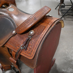 14" USED MARTIN ROPING SADDLE
