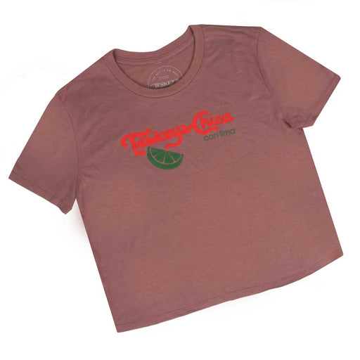 Teskey's Chica Flowy Crop Tee - Mauve TESKEY'S GEAR - SS T-Shirts Teskey's