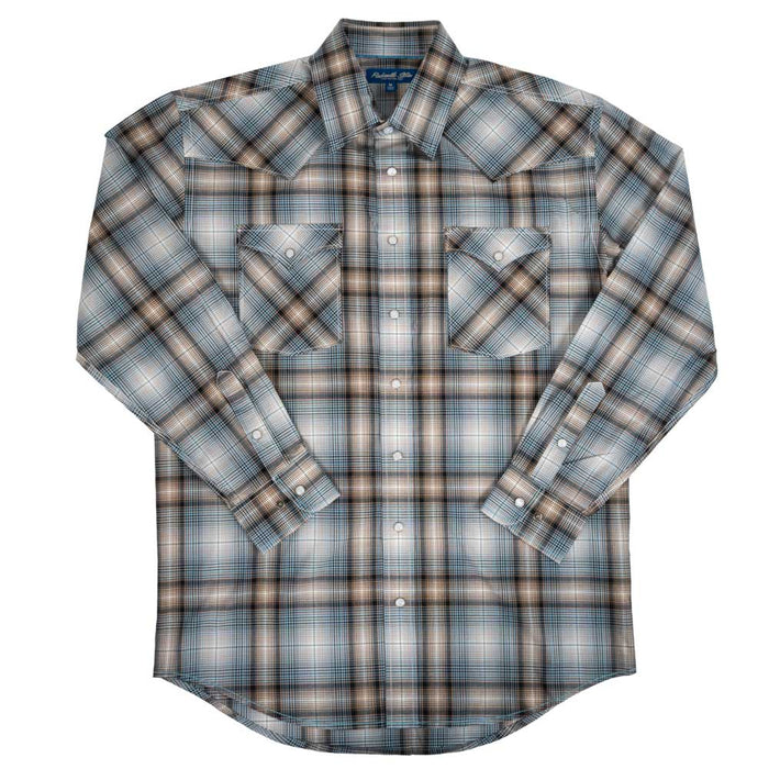 Panhandle Slim Men's Plaid Pearl Snap Shirt MEN - Clothing - Shirts - Long Sleeve Panhandle