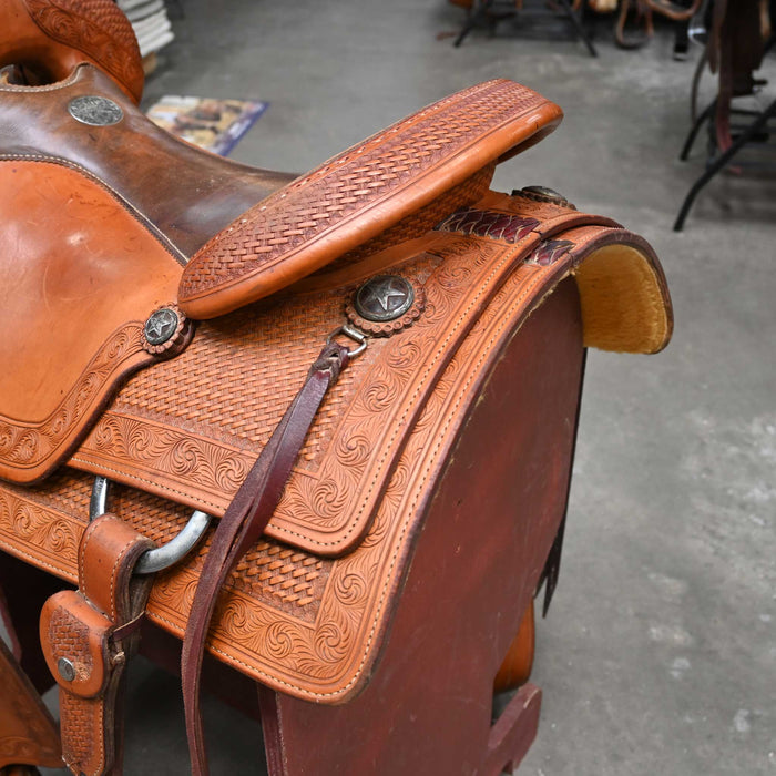16.5" USED MARTIN RANCH CUTTER SADDLE
