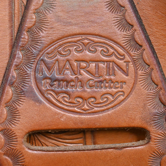 16.5" USED MARTIN RANCH CUTTER SADDLE