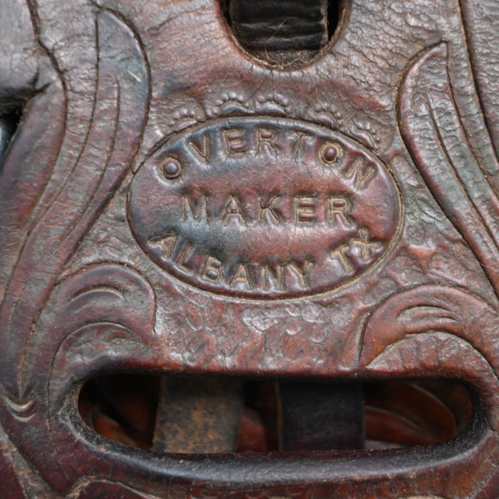16" USED OVERTON RANCH SADDLE