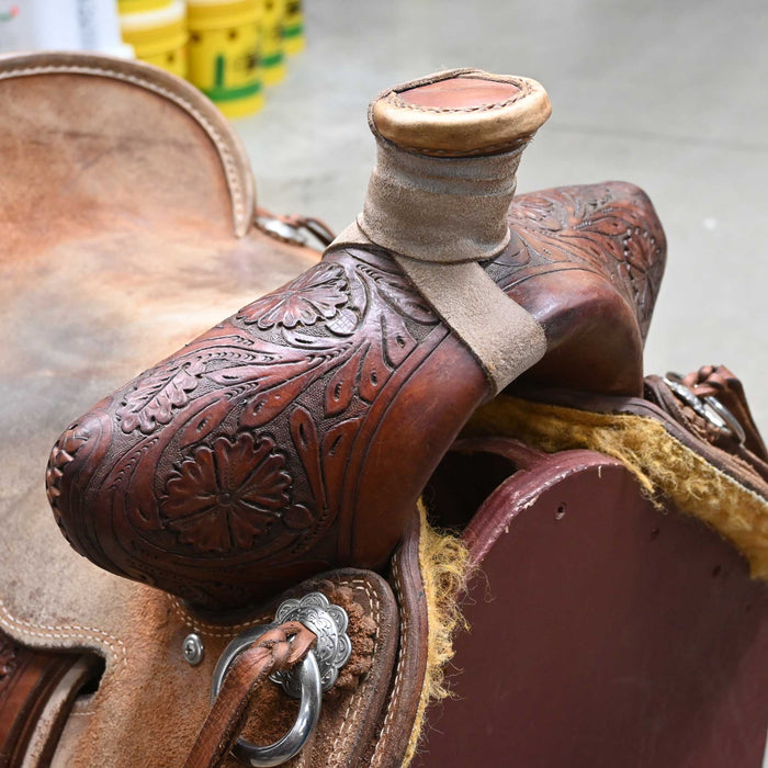 16" USED ROBERT TESKEY RANCH SADDLE