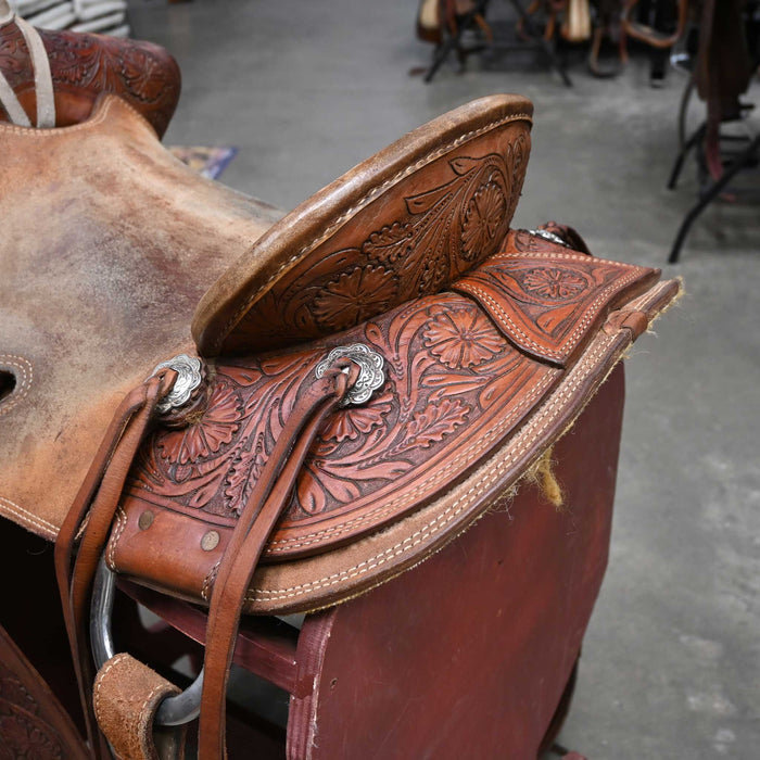 16" USED ROBERT TESKEY RANCH SADDLE