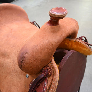 15" TESKEY'S STRIP DOWN RANCH SADDLE