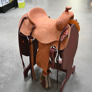 15" TESKEY'S STRIP DOWN RANCH SADDLE