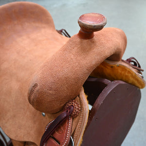 15" TESKEY'S STRIP DOWN RANCH SADDLE