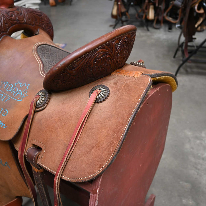 14" USED FRONTIER BARREL SADDLE
