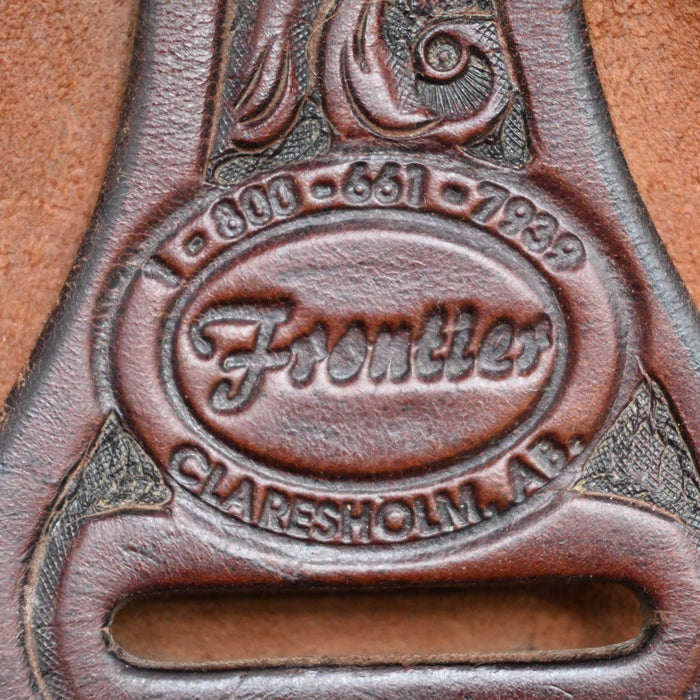 14" USED FRONTIER BARREL SADDLE