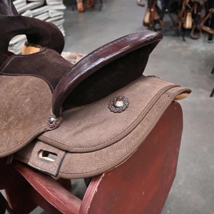 14.5" USED CIRCLE Y BARREL SADDLE