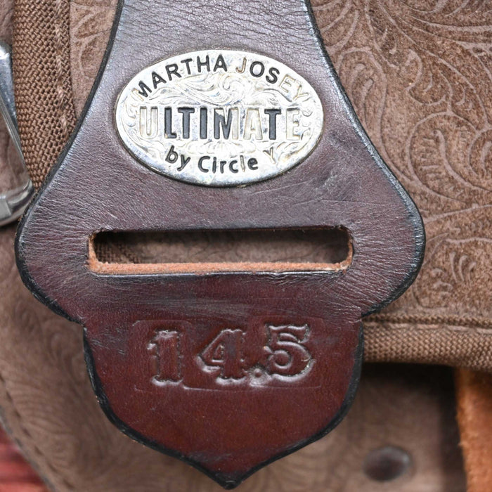 14.5" USED CIRCLE Y BARREL SADDLE