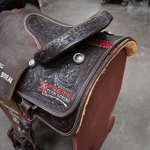15.5" USED CORRIENTE TEAM ROPING SADDLE