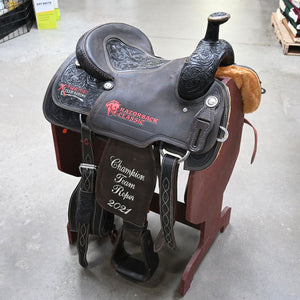 15" USED CORRIENTE TEAM ROPING SADDLE