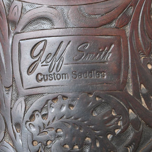 16" USED JEFF SMITH RANCH CUTTER SADDLE
