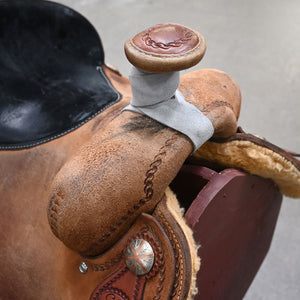 14.5" USED COATS ROPING SADDLE Saddles - Used Coats Saddlery