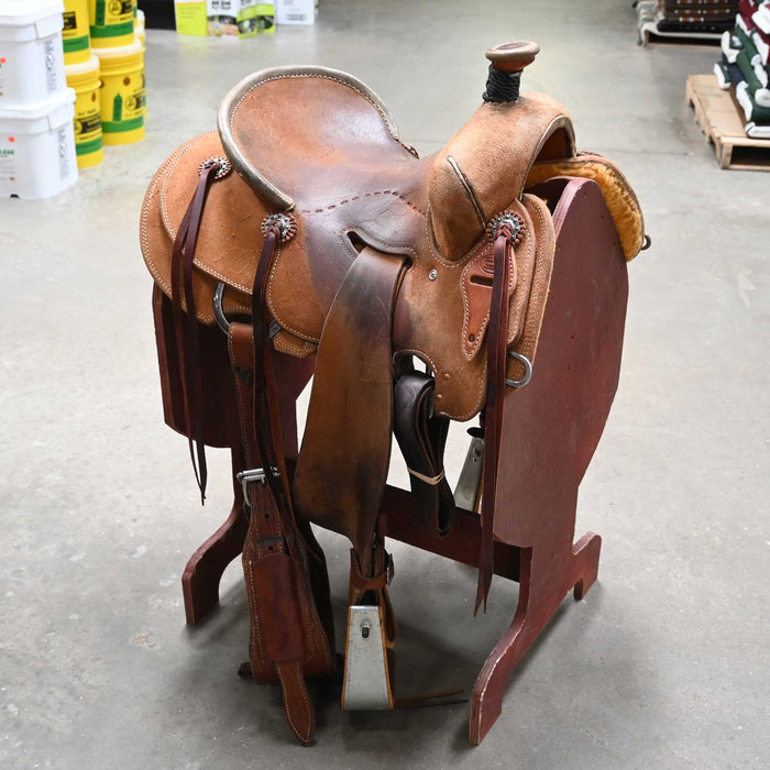 14.5" USED TRENT WARD RANCH SADDLE