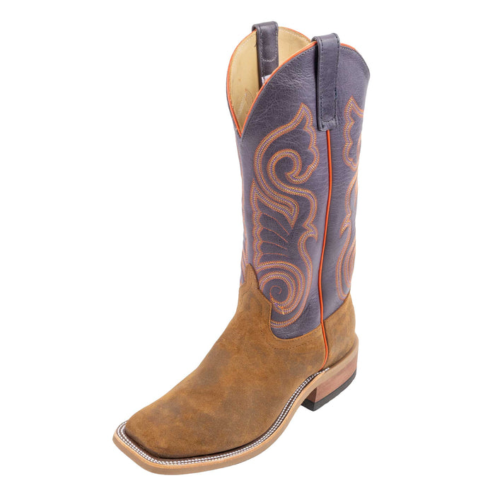 Anderson Bean Men's Camel Waxy Kudu Western Boot MEN - Footwear - Western Boots Anderson Bean Boot Co.