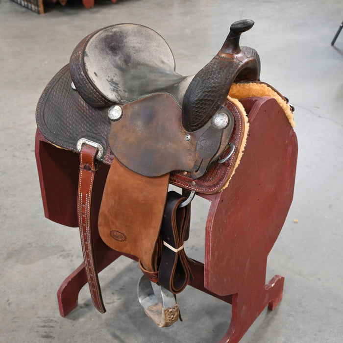 13.5" USED COATS BARREL SADDLE Saddles - Used Coats Saddlery
