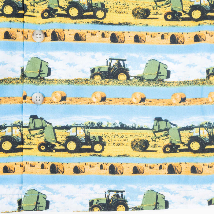 Cinch Boy's Hayin' Season Camp Shirt - FINAL SALE KIDS - Boys - Clothing - Shirts - Short Sleeve Shirts Cinch