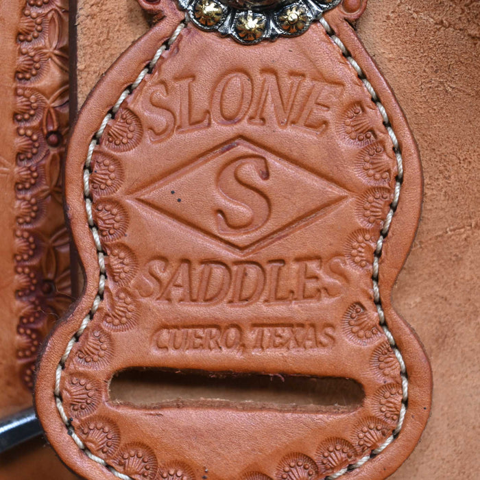 13" USED SLONE SADDLE TEAM ROPING SADDLE