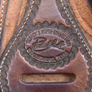 15" USED PATRICK SMITH ROPING SADDLE