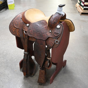 15" USED BOB'S ROPING SADDLE