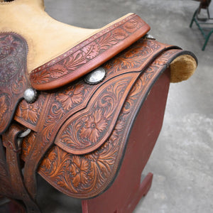 15" USED BOB'S ROPING SADDLE
