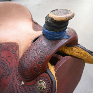 15.5" USED PRCS TEAM ROPING SADDL