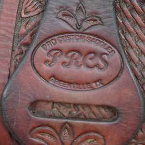 15.5" USED PRCS TEAM ROPING SADDL