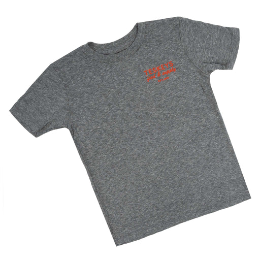 Teskey's Youth Feed & Supply Hereford Bull Tee - Heather TESKEY'S GEAR - Youth SS Shirts Teskey's