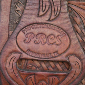 15.5" USED PRCS TEAM ROPING SADDLE
