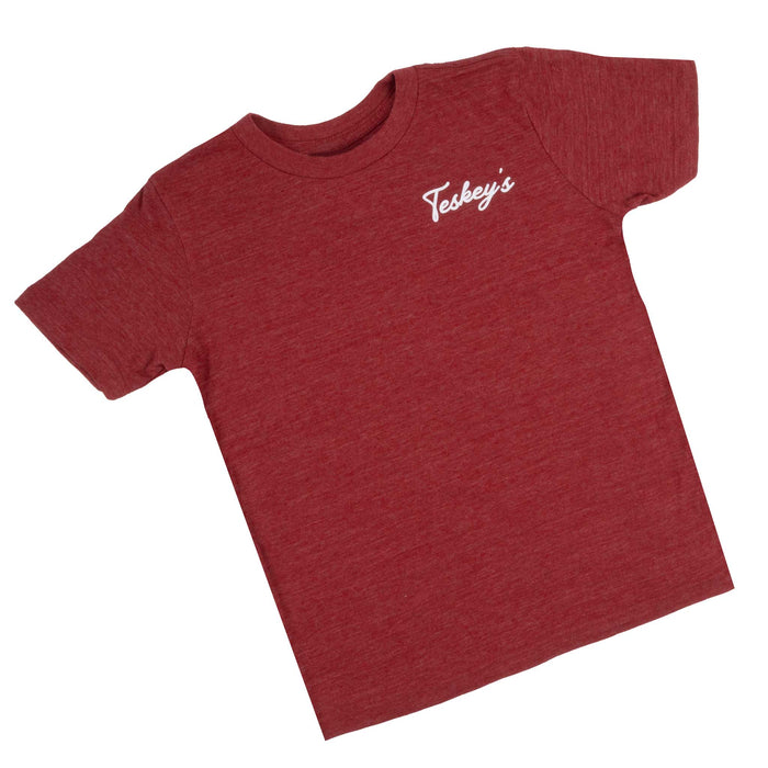 Teskey's Youth Outfitter Rope Circle Tee - Cardinal TESKEY'S GEAR - Youth SS Shirts Teskey's