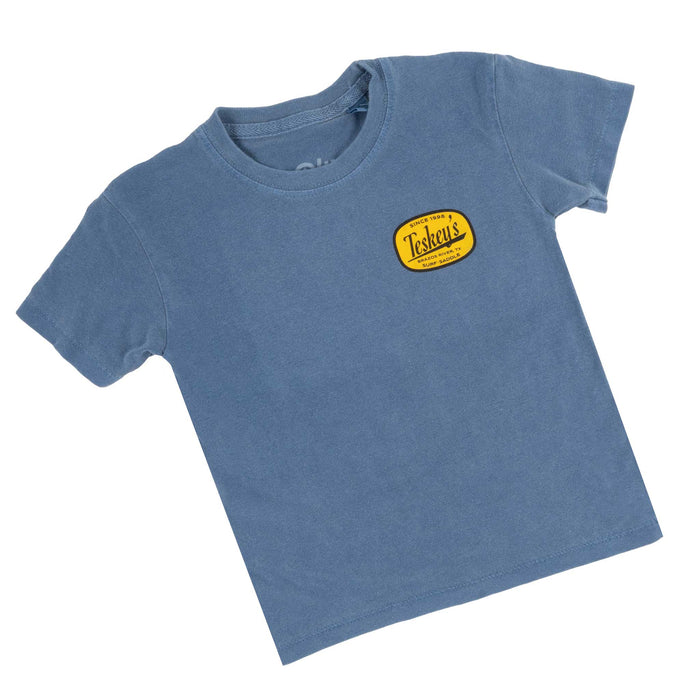 Teskey's Youth Brazos River Tee - Pacific Blue TESKEY'S GEAR - Youth SS Shirts Teskey's